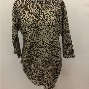 Dana Buchman Animal Sweater NWOT Size PL